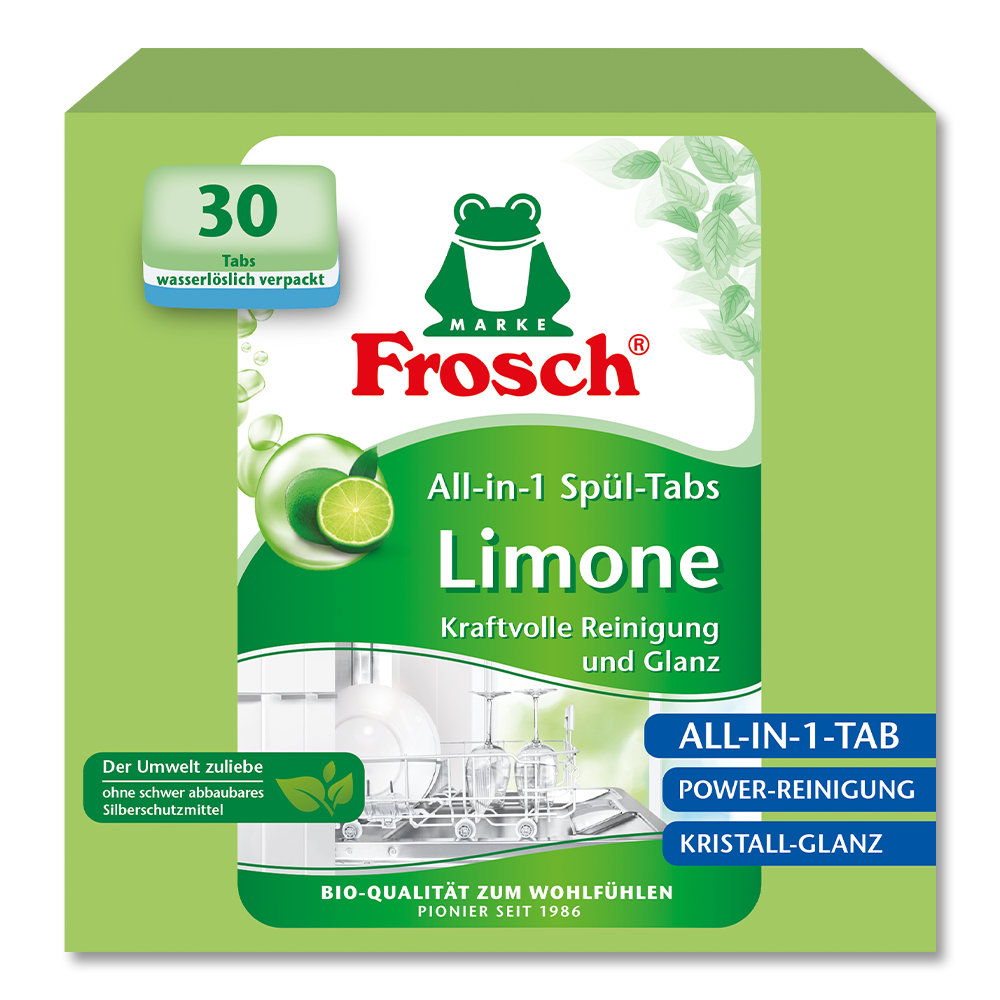 Frosch Limone All-in-1 Spül-Tabs
