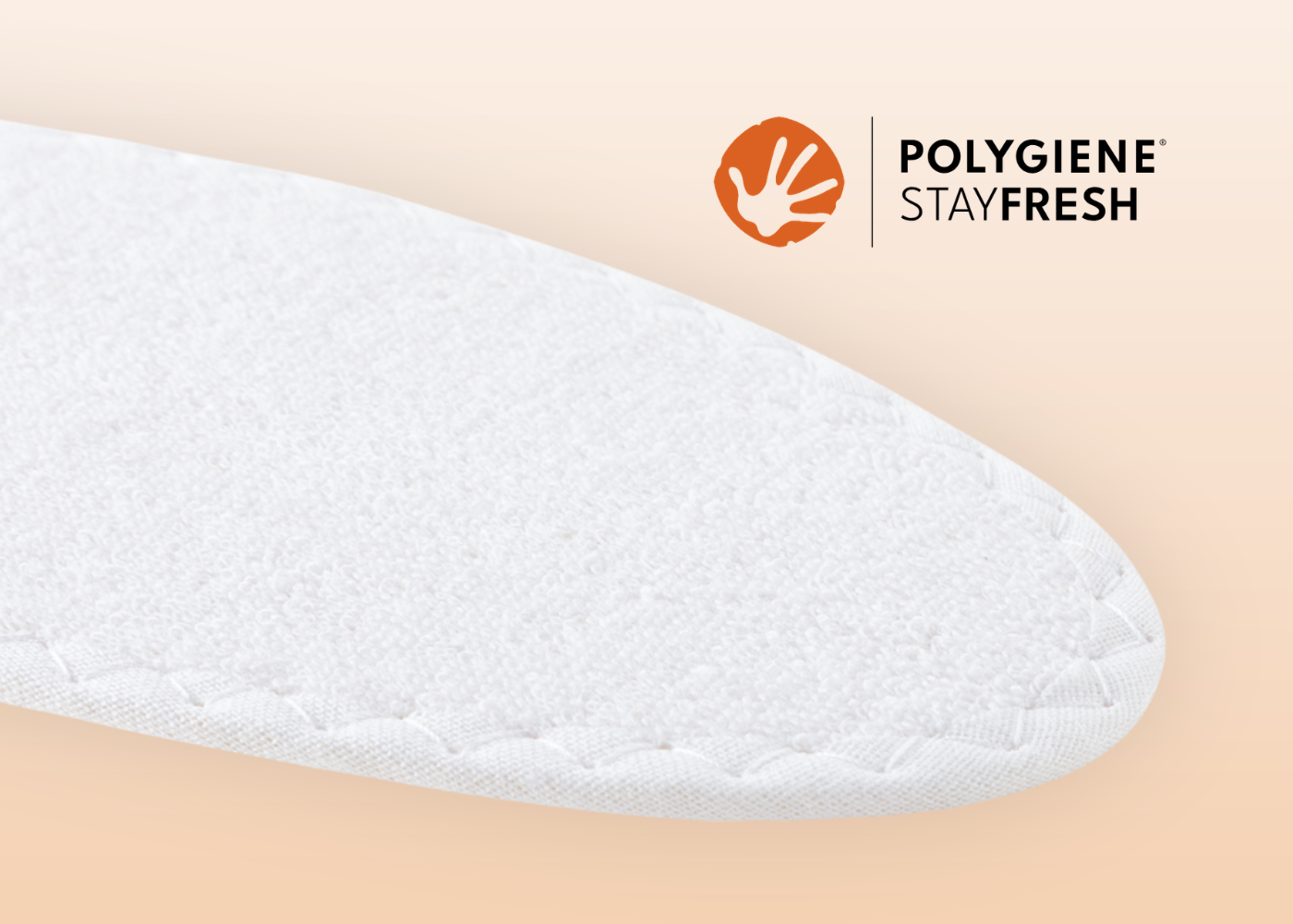 Bergal Bamboo Sohle mit Polygiene Logo