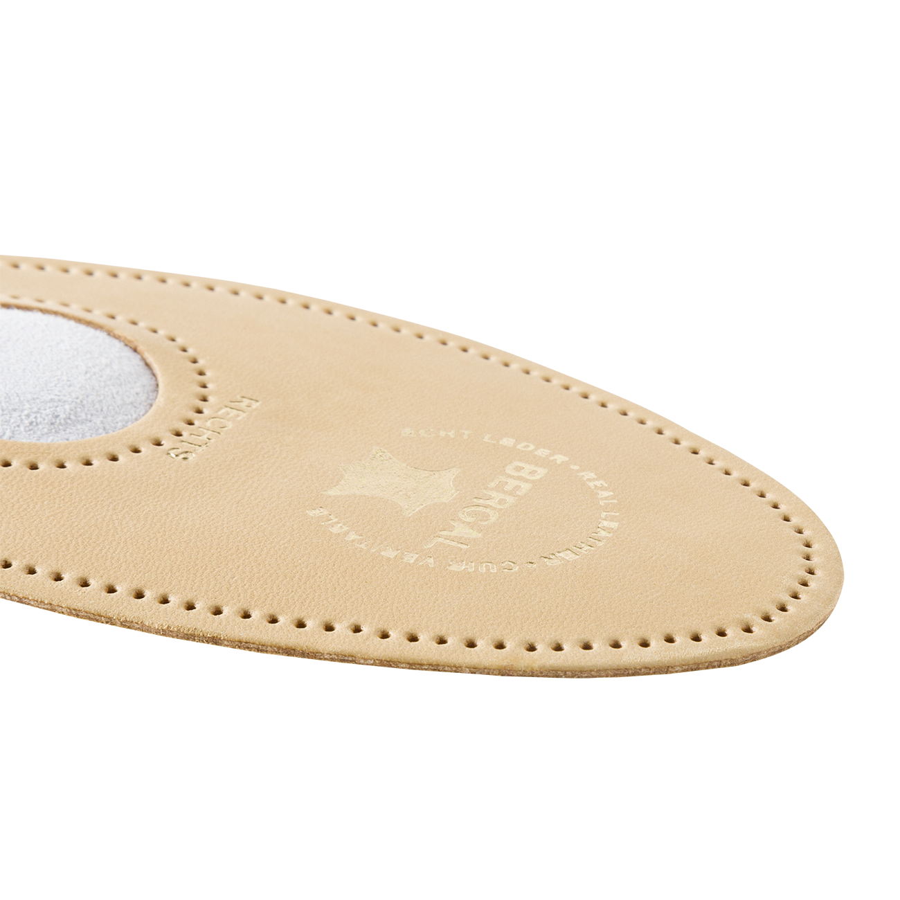 BERGAL LEATHER HALF-SOLE WITH PAD