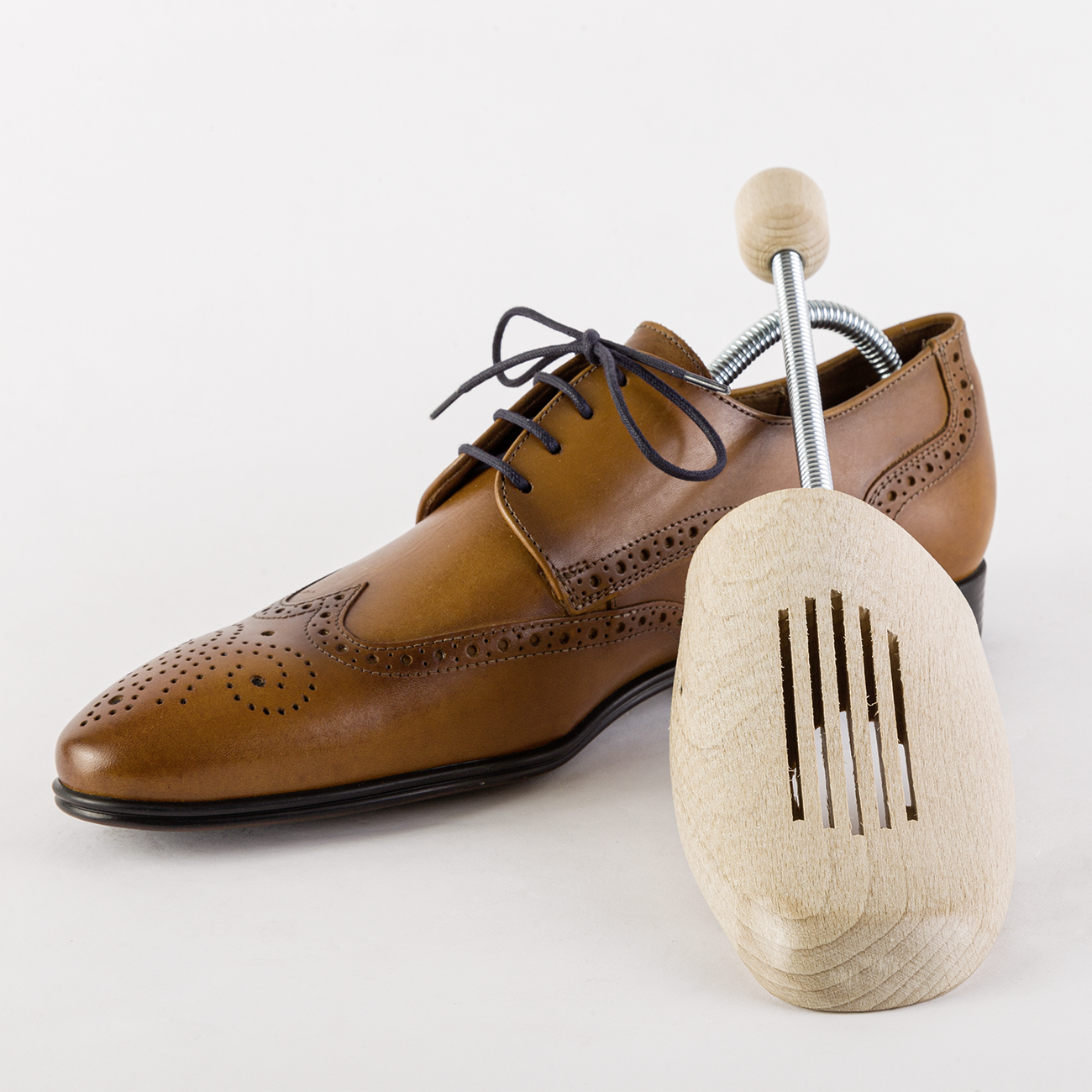 BERGAL BUCHENHOLZ SCHUHSPANNER MIT SPIRALFEDER - FORM